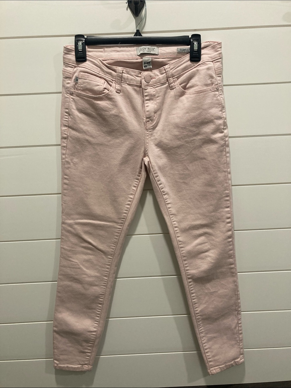 Judy Blue Jean USA Blush Pink Skinny Fit Jeans Sz 9/29 EUC-Barbiecore